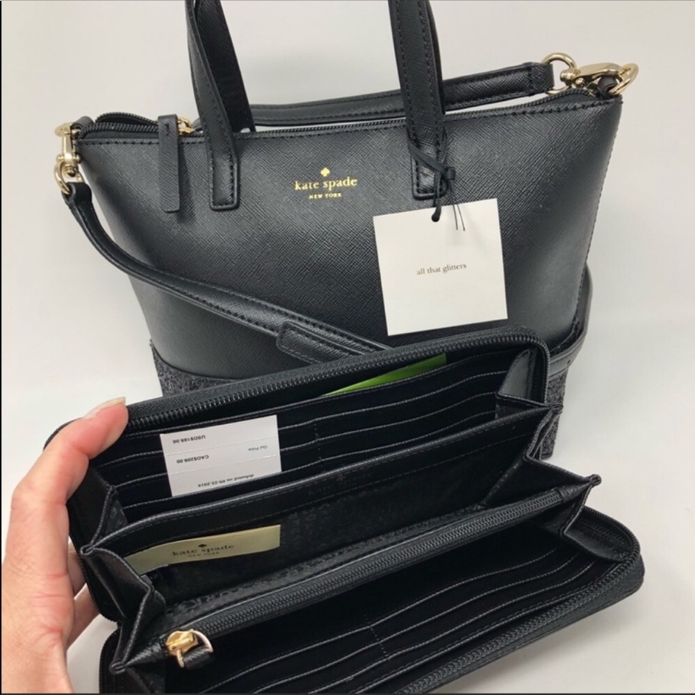 Nwt Kate Spade bundle Ina Greta satchel+wallet - Picture 7 of 7